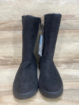 NEW Cat & Jack Natalia Tall Shearling Style Boots Black sz 1Y