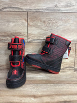 NEW Marvel Spider-Man Light-Up Winter Boots Black sz 1Y
