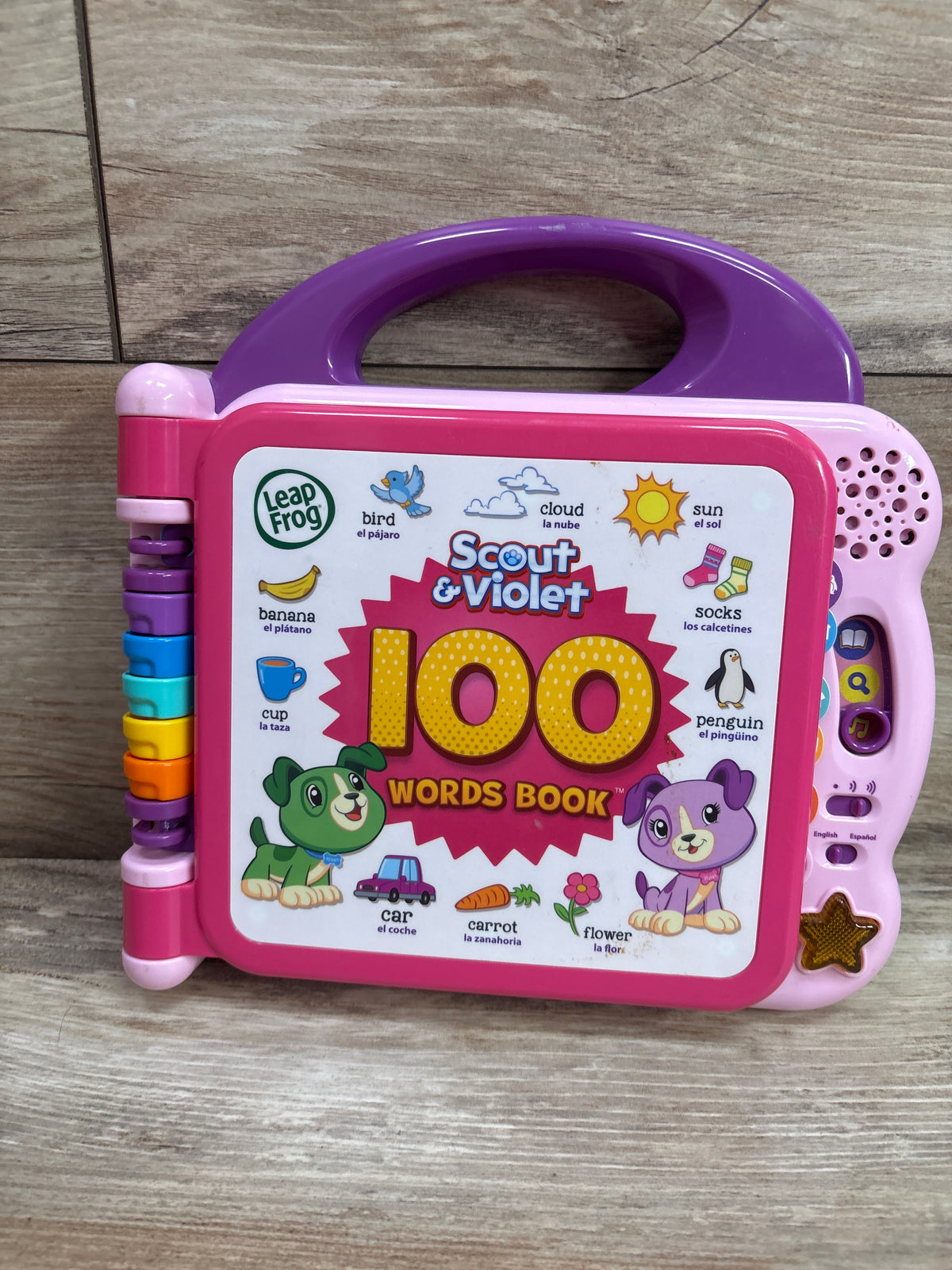 LeapFrog Scout & Violet 100 Words Book Pink