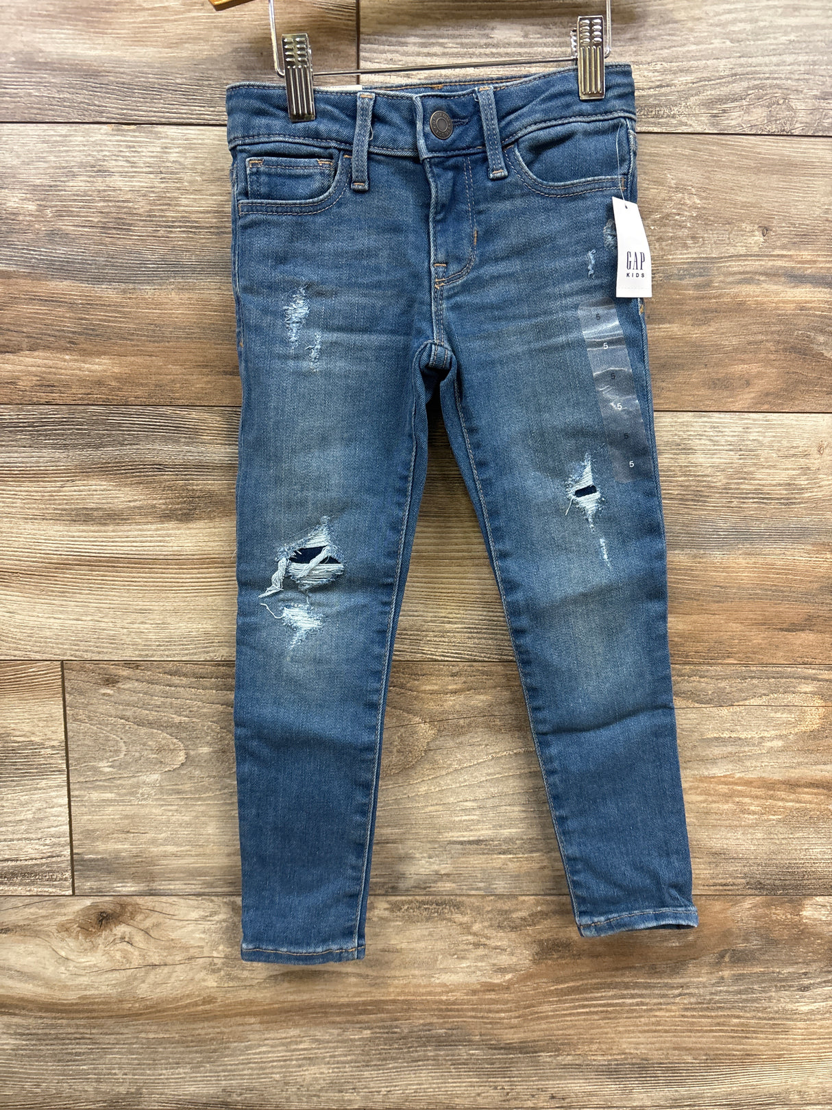 NEW Gap Kids Distressed Super Skinny Jeans Blue sz 5T