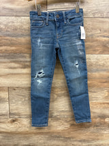 NEW Gap Kids Distressed Super Skinny Jeans Blue sz 5T