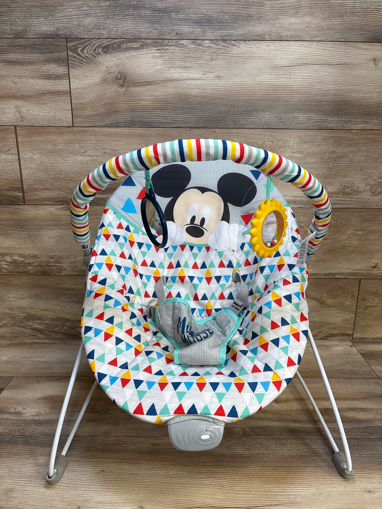 Bright Starts Disney Baby Mickey Mouse Happy Triangles Bouncer