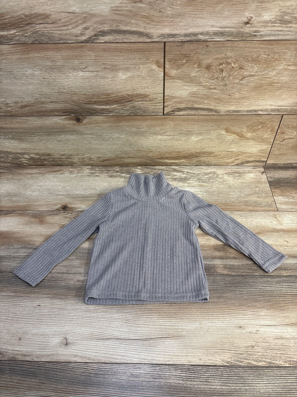 Ribbed Turtle Neck Grey sz 2T