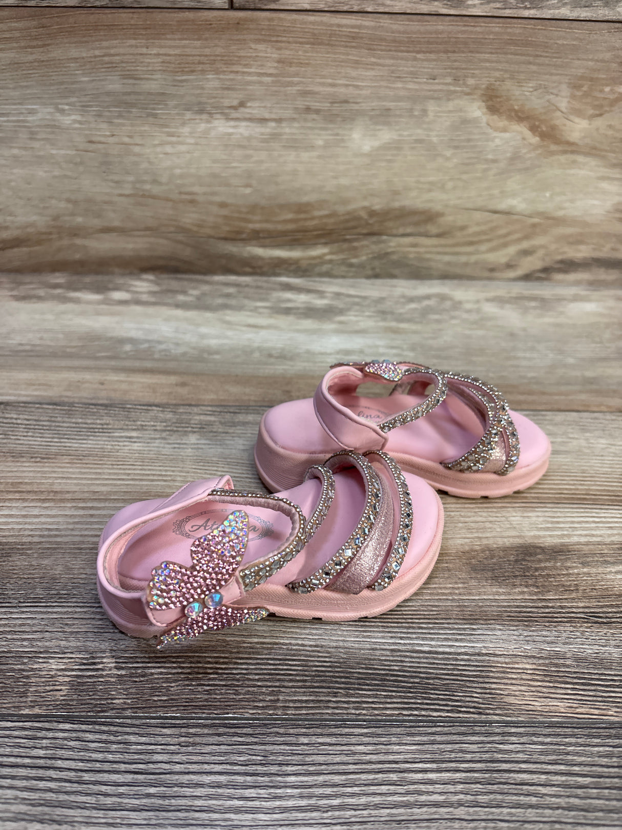 Atalina Rhinestone Sandals Pink sz 6c