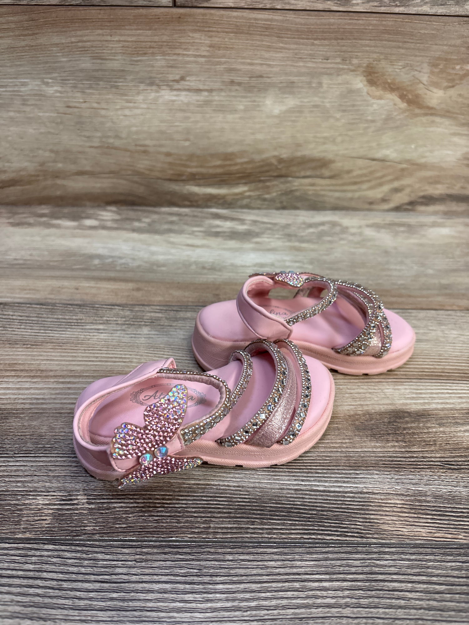 Atalina Rhinestone Sandals Pink sz 6c