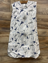 Touched By Nature Dinosaur Sleep Sack White sz 6-12m - Me n Mommy To Be