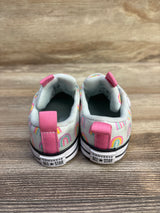 Converse Chuck Taylor All Star Easy-On Rainbows Sneakers Teal sz 5c
