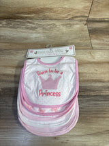 NEW Duck Duck Goose Bibs 5pk Pink sz 0-9m