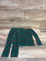 Cat & Jack 2pc Velour Pajama Set Green sz 4T