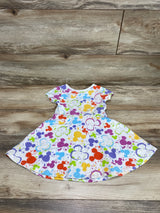 Disney Parks Paint Splatter Dress White sz 4T