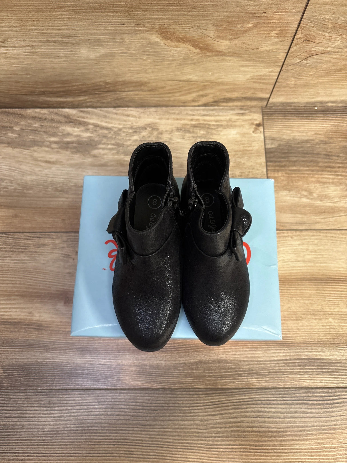 NEW Cat & Jack Sammi Ankle Boots Black sz 8c