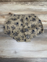 Little Cotton Clothes Floral Corduroy Bloomers Brown sz 3-4T