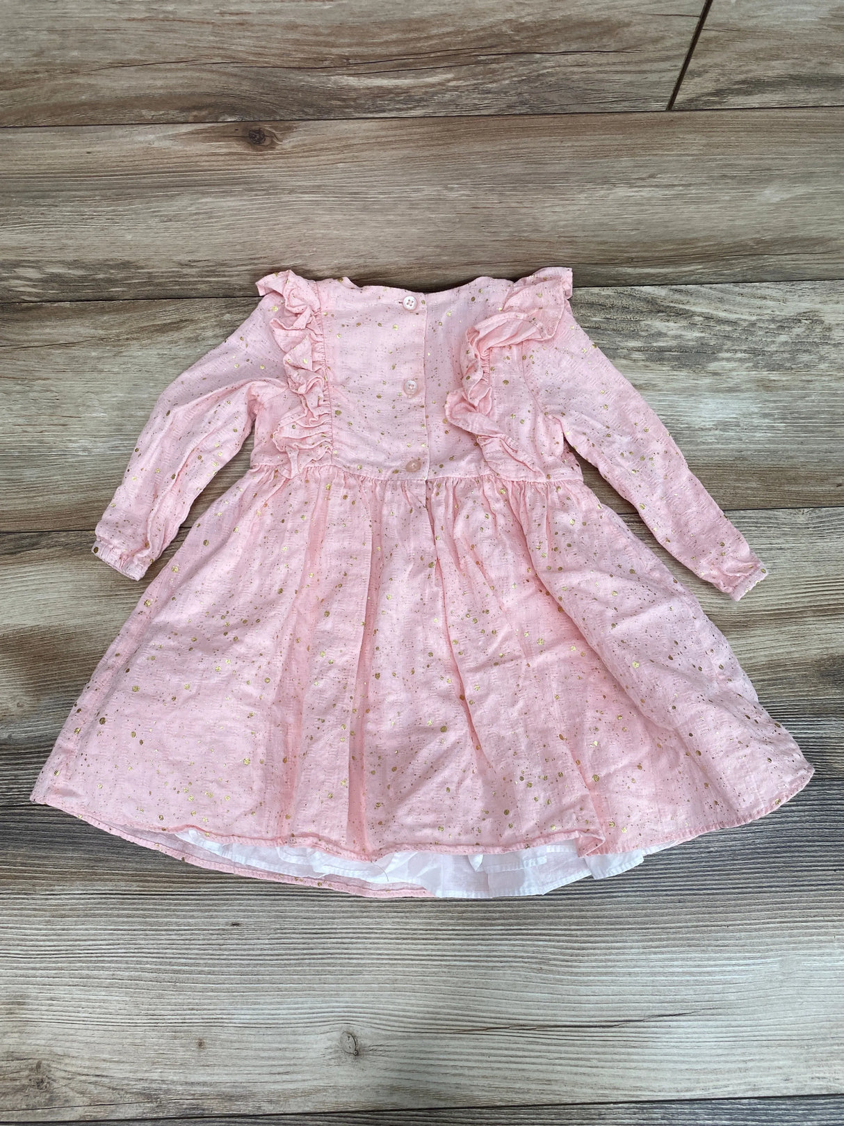 Pippa & Julie Ruffle Dress Pink sz 18m