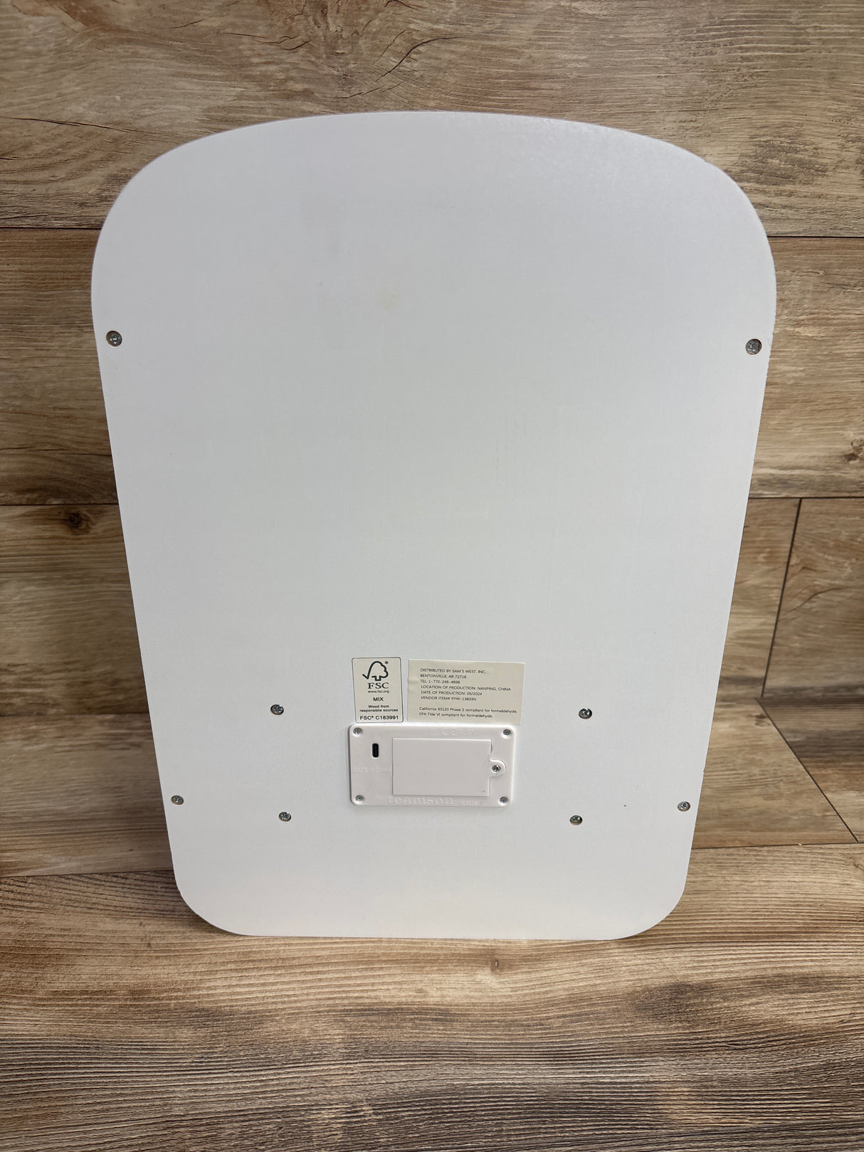 Member's Mark Mid-Century Modern Tabletop Vanity White