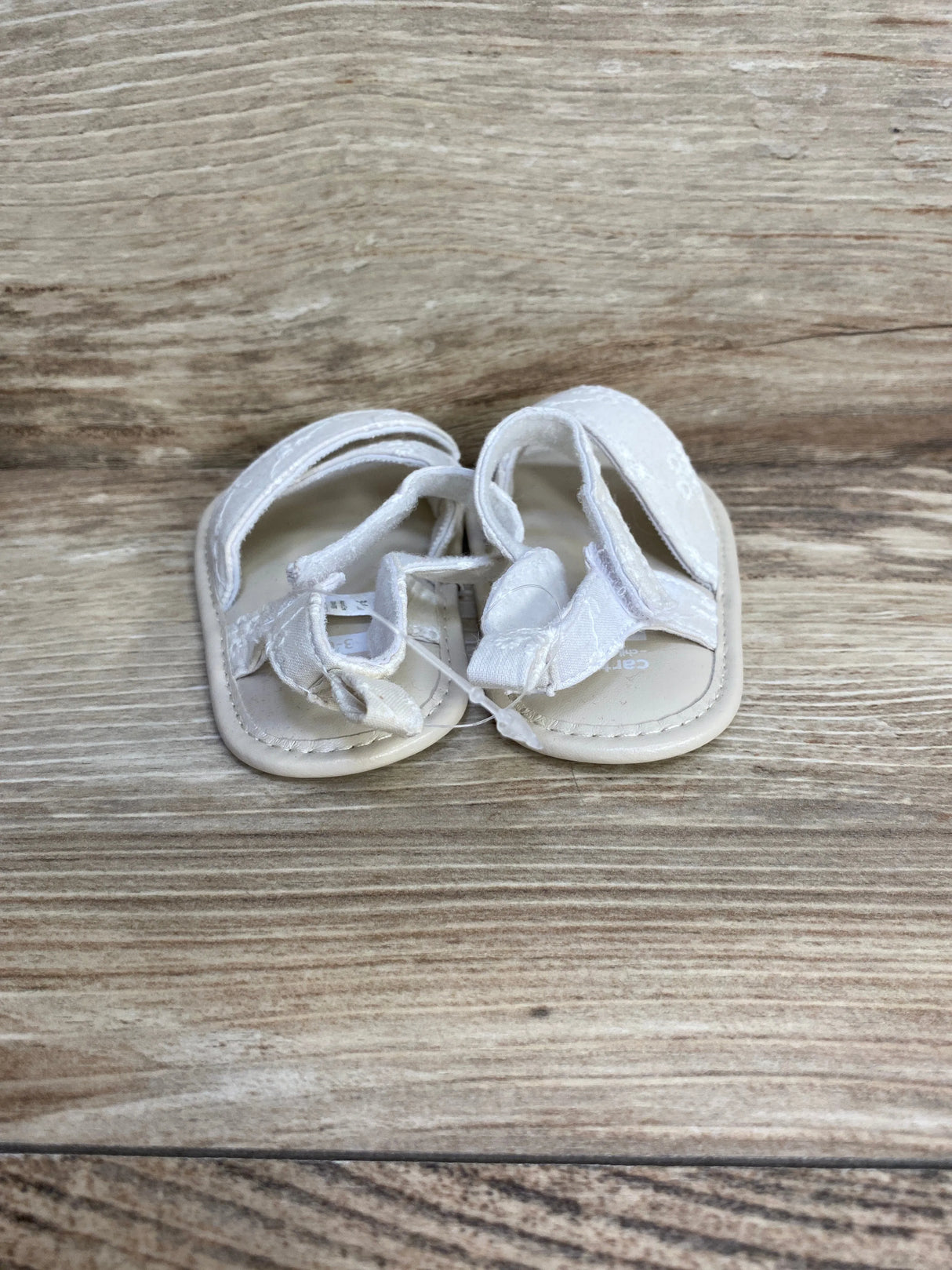 NEW Child of Mine Off White Sandals sz 3-6m