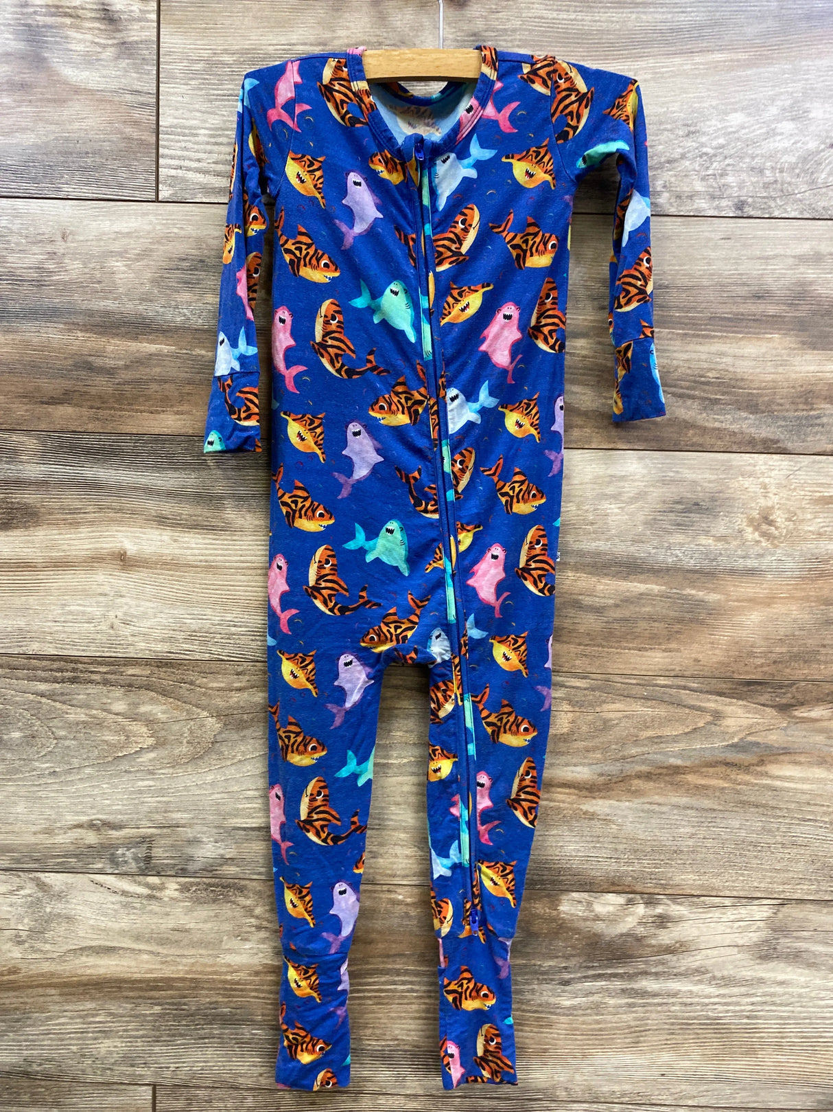 Birdie Bean Bruce Convertible Romper Blue sz 2T - Me n Mommy To Be