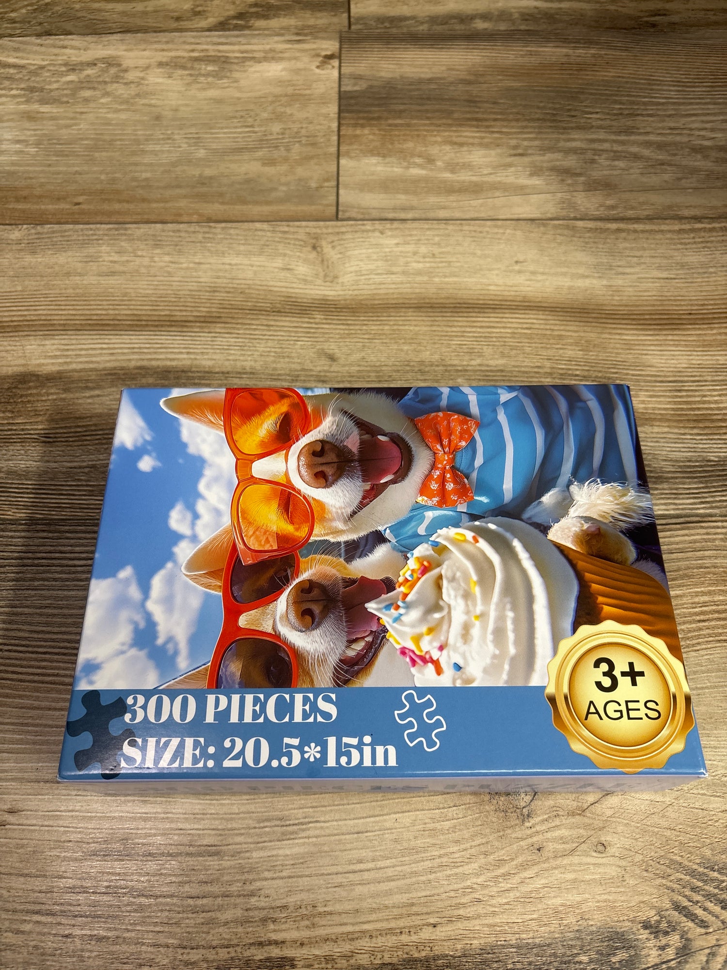 zhiseoyi 300pc Jigsaw Puzzle - Dogs 20.5x15''