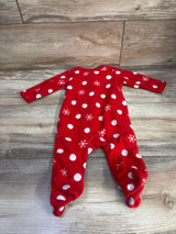 Just One You Polka Dot Reindeer Blanket Sleeper Red sz 3m