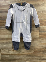 SpaceX Spacesuit Onesie White/Grey sz 2T