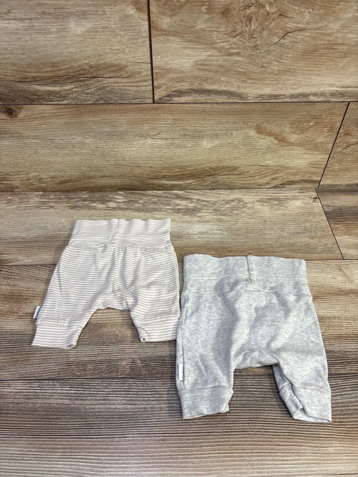 Gerber 2pk Pants Grey sz Newborn