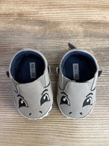 Max + Jake Soft Sole Shark Shoes Grey sz 1c