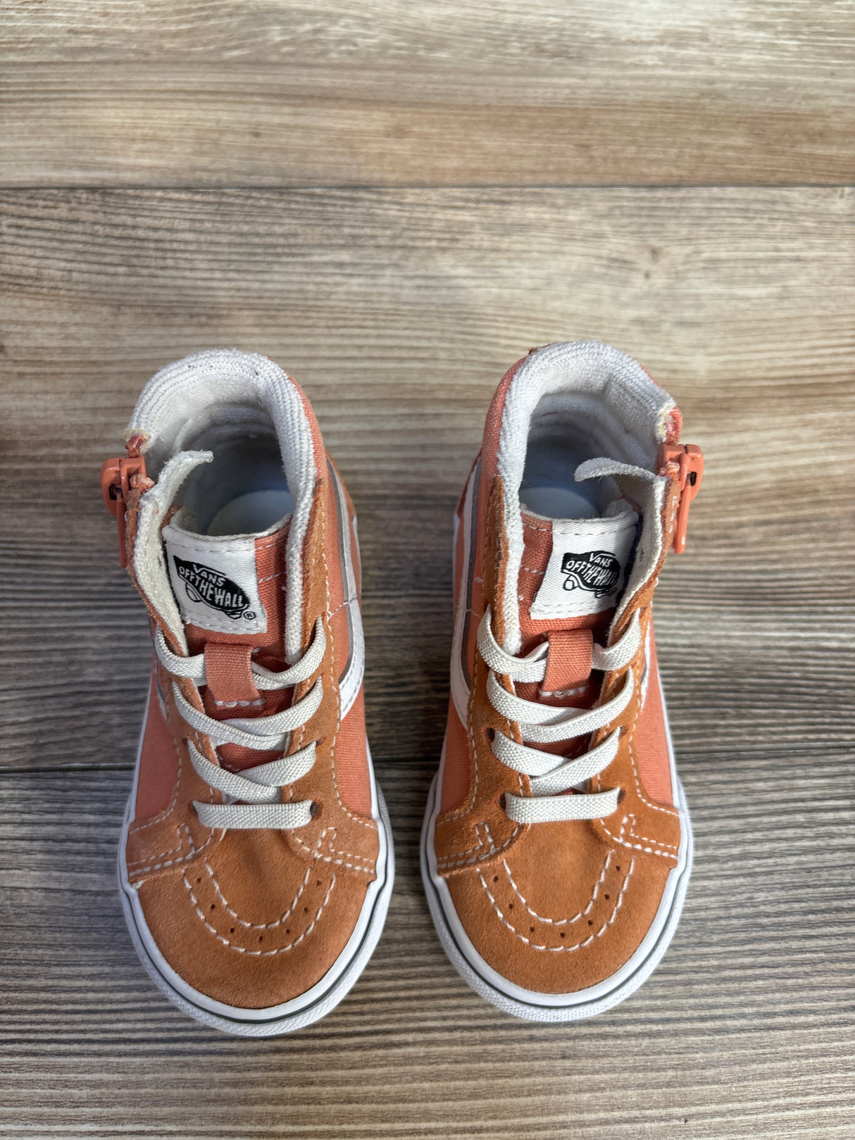 Vans Sk8-Hi Zip Sneakers, Peach sz 5c