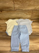 Tommy Hilfiger 3pc Bodysuit & Joggers Set Blue sz 12m