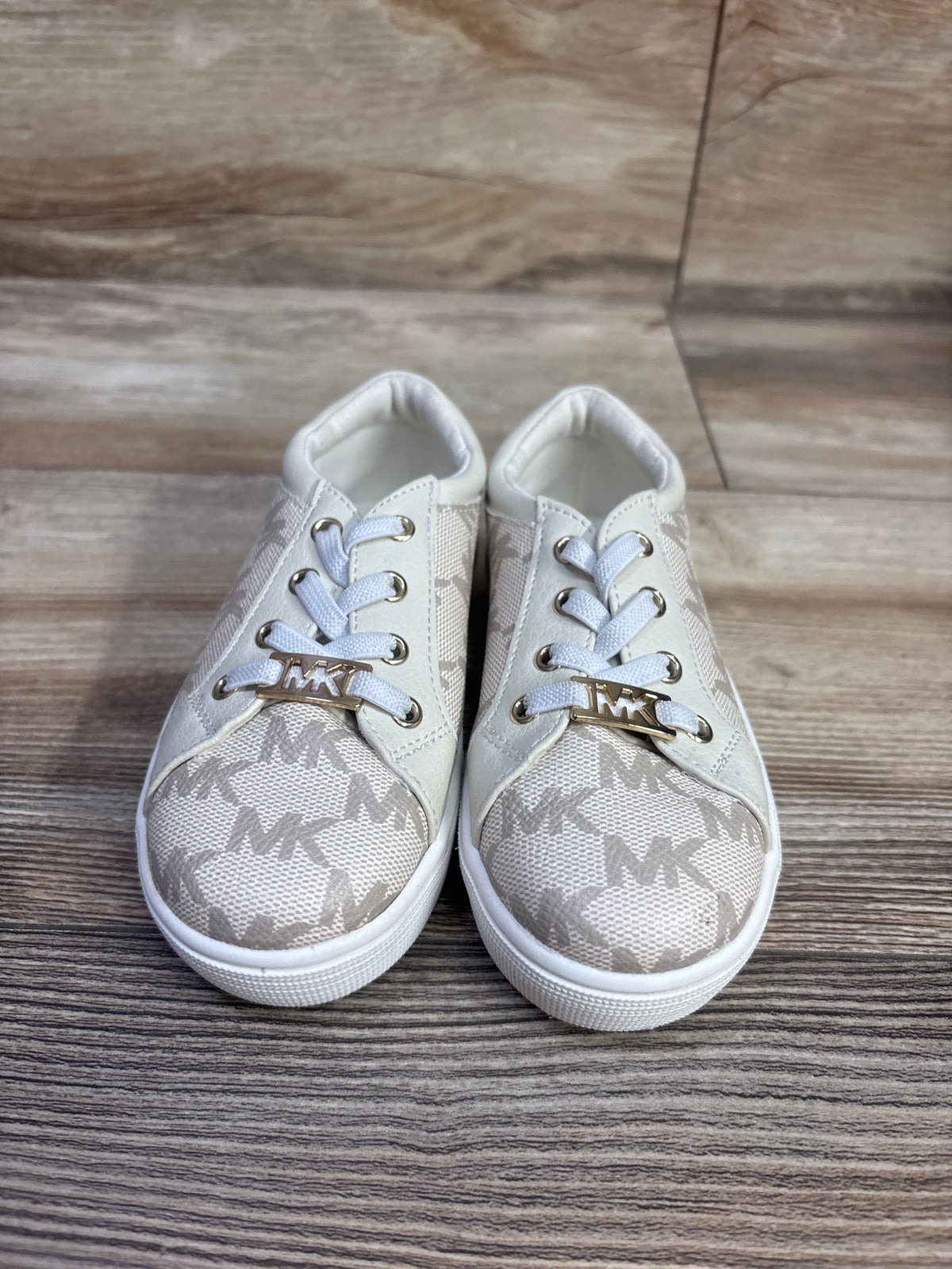 Michael Kors Logo Slip-On Sneakers Beige sz 8c