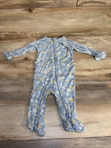 Milkberry Ruffle Sleeper Blue sz 3-6m
