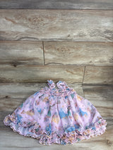 Disney Princess Ruffle Tulle Dress Pink sz 2T