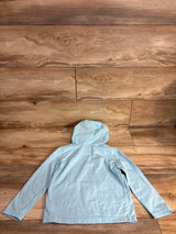 Marvel x Jumping Beans Hooded Captain America Shirt Light Blue sz 5T