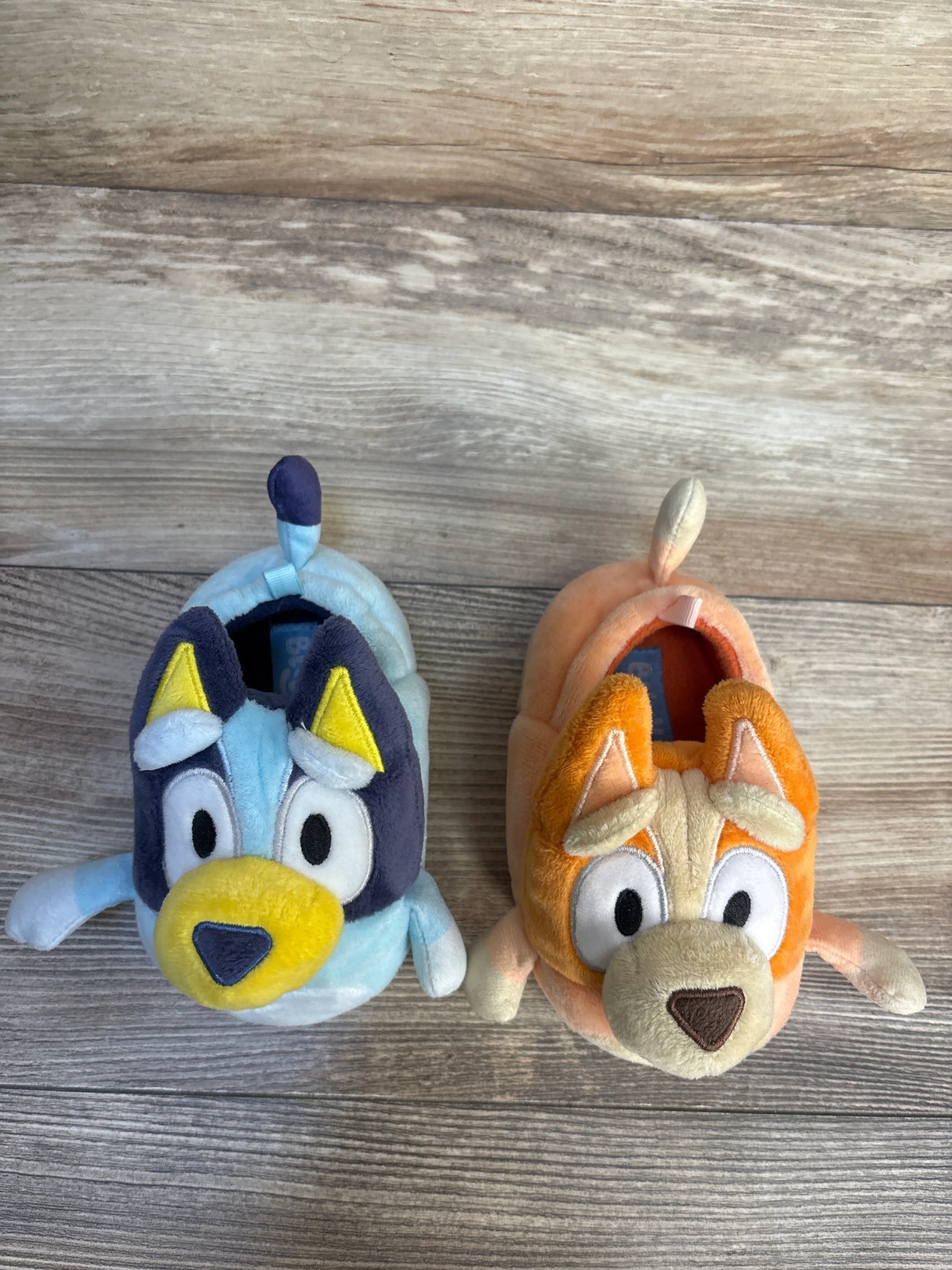Bluey 3D Plush Slippers sz 7/8c