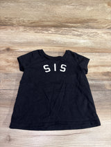 Children's Place Sis Shirt Black sz 18-24m