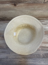 Straw Bucket Hat Beige One Size