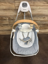Ingenuity SimpleComfort Compact Swing with Wood Toy Bar - Chambray