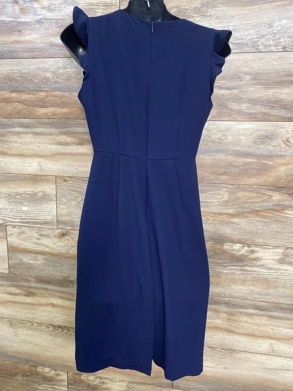 Seraphine Frill Sleeve Dress Navy sz Small