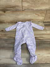 Jessica Simpson Floral Sleeper Purple sz 6/9m