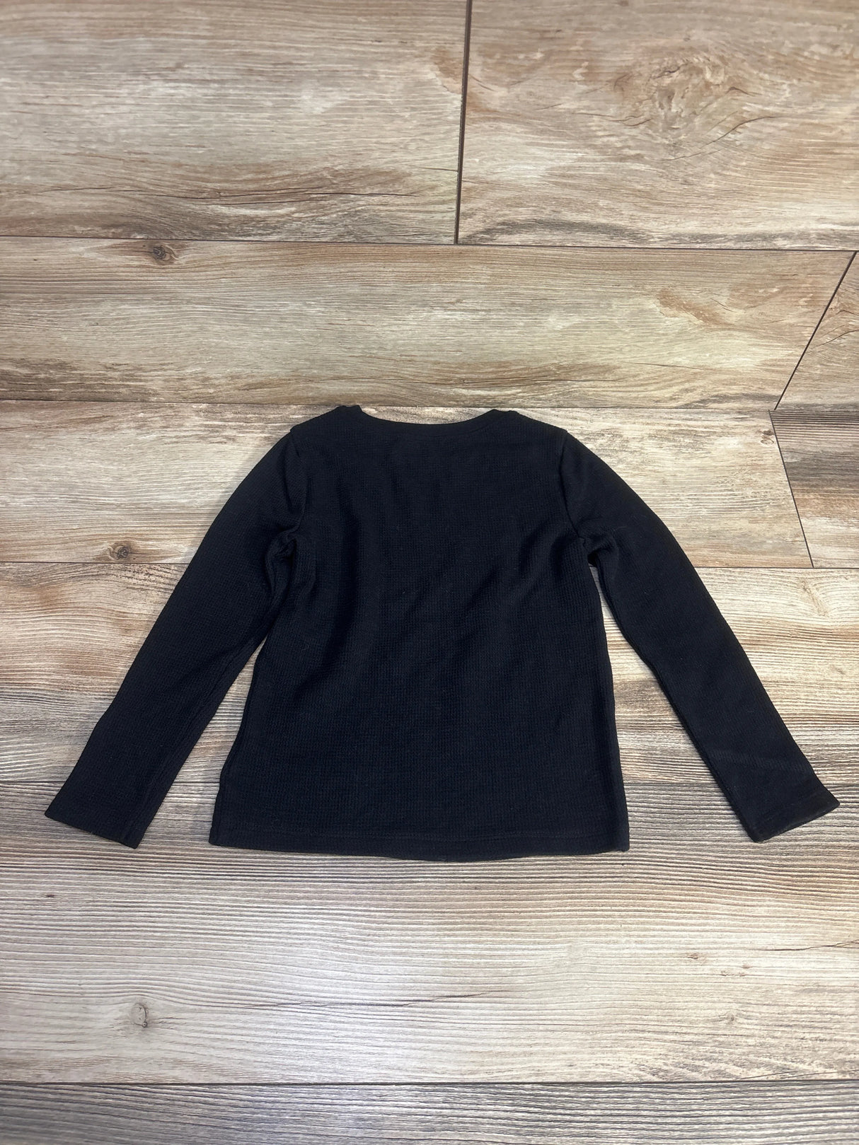 Old Navy Thermal Long Sleeve Shirt Black sz 5T