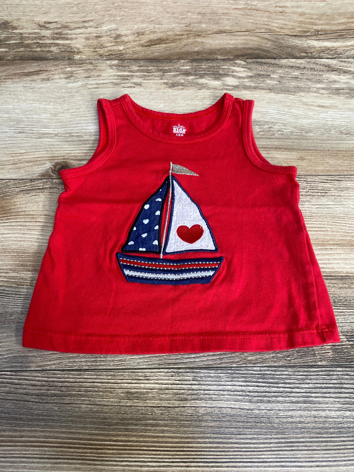 Kids Headquarters Tank Top Red sz 18m