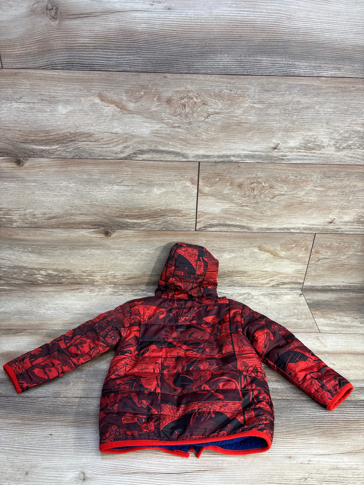 NEW Marvel Spider-Man Reversible Jacket Red sz 2T