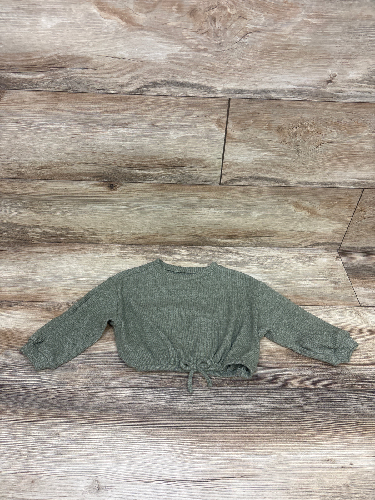 Old Navy Ribbed Pullover Sweatshirt Green sz 18-24m