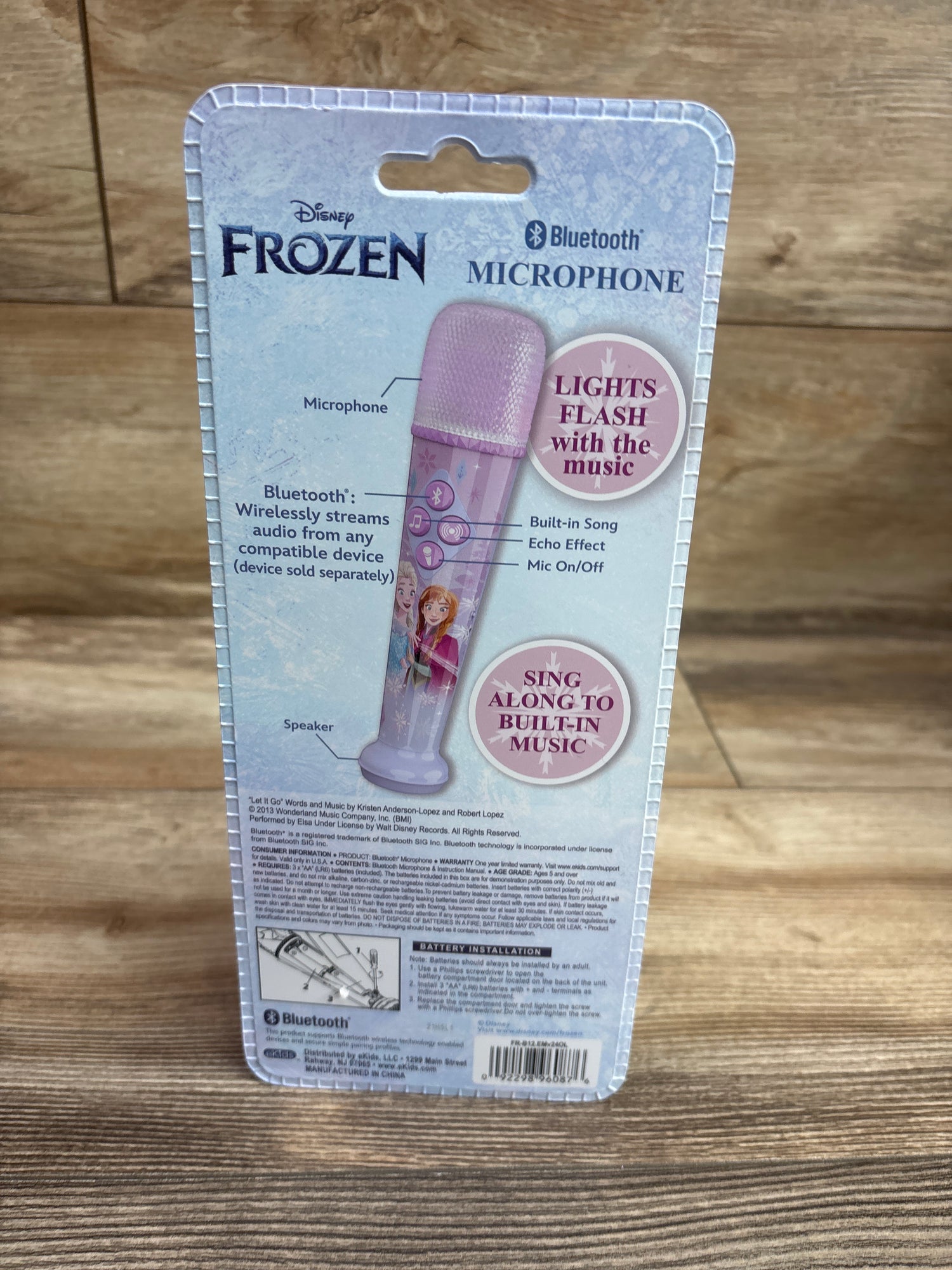 NEW eKids Disney Frozen Bluetooth Microphone
