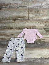Disney Baby 2pc Minnie Mouse So Sweet Bodysuit Set Pink sz 3-6m