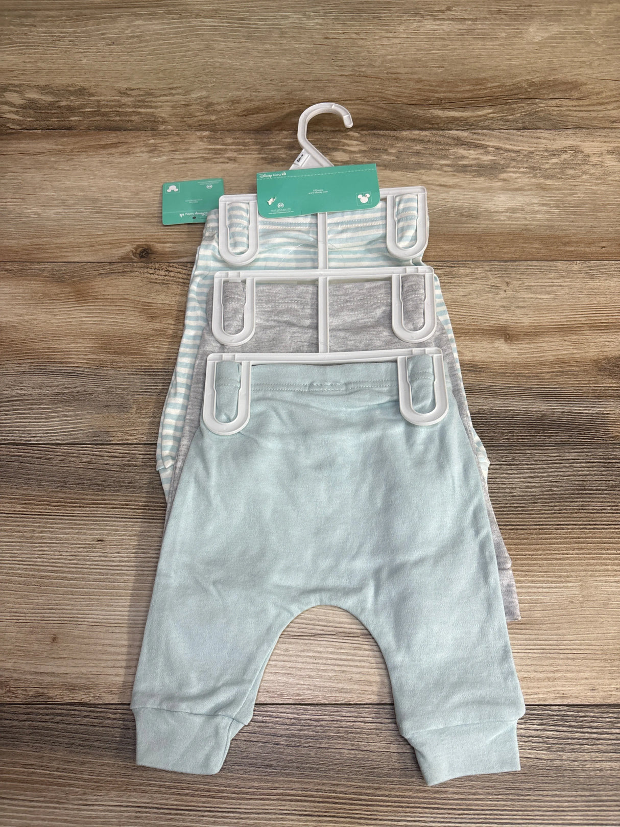 NEW Disney Baby 3pk Mickey Mouse Jogger Set Light Blue sz 3-6m
