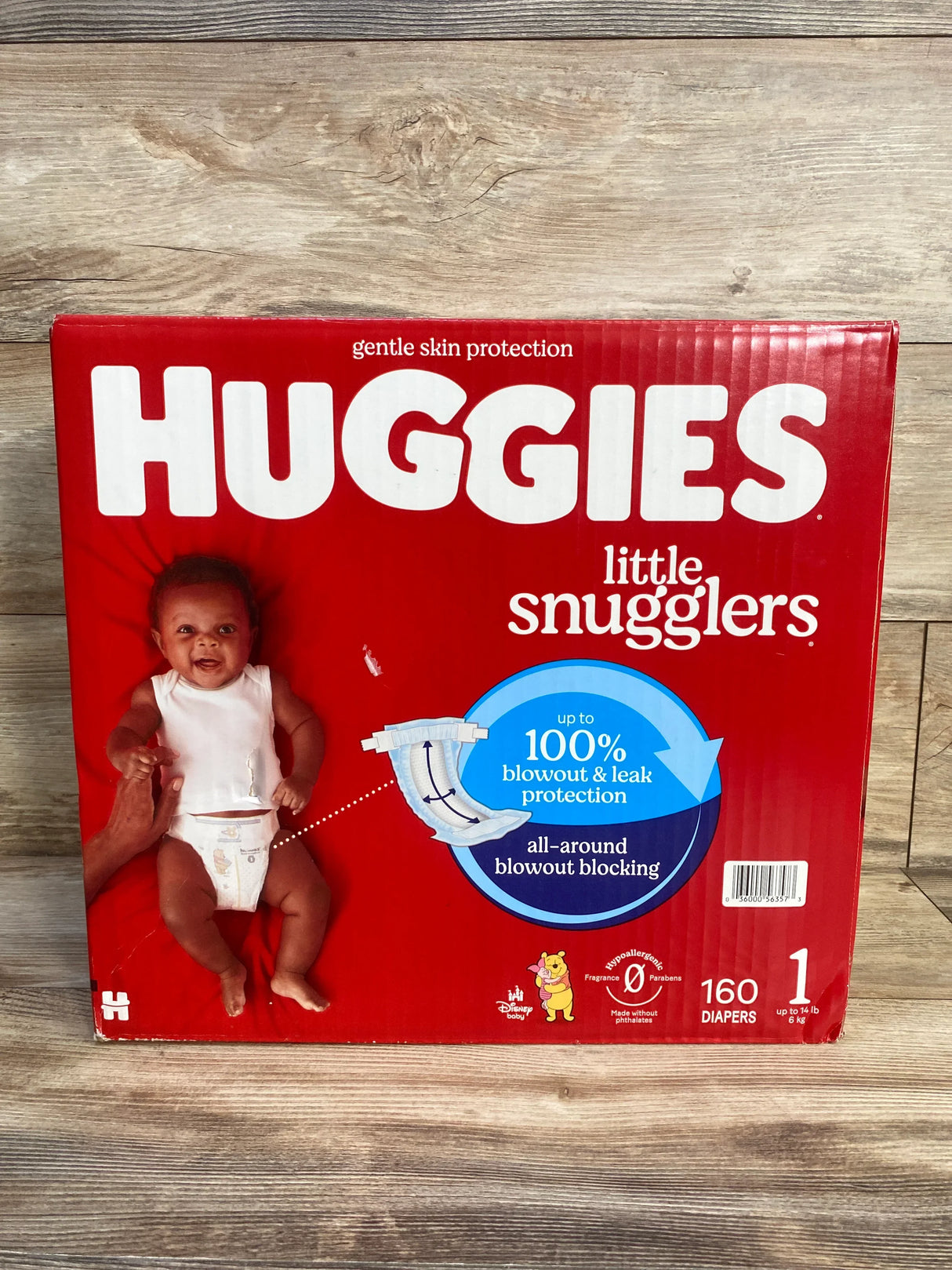 NEW Huggies Little Snugglers Diapers Size 1 160ct