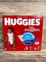 NEW Huggies Little Snugglers Diapers Size 1 160ct