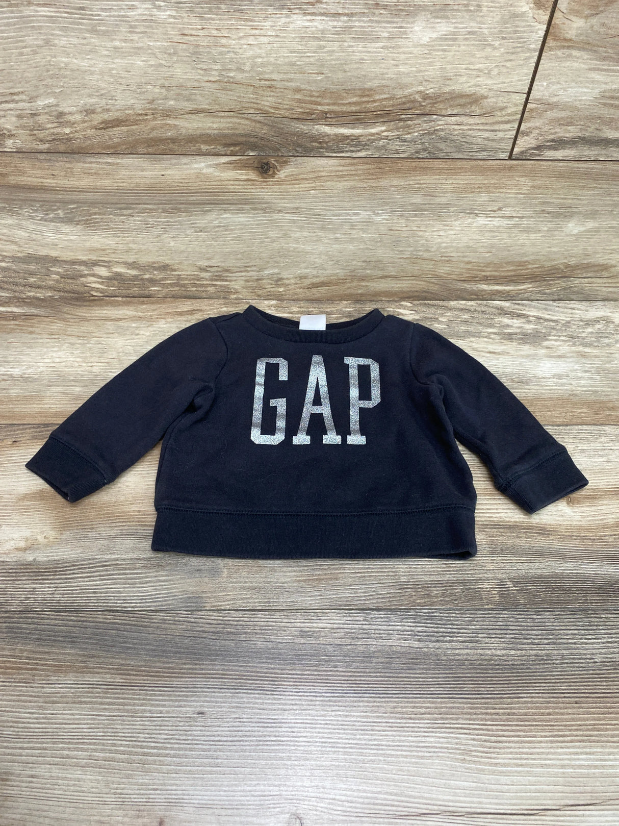 Baby Gap Logo Sweatshirt Black sz 18-24m