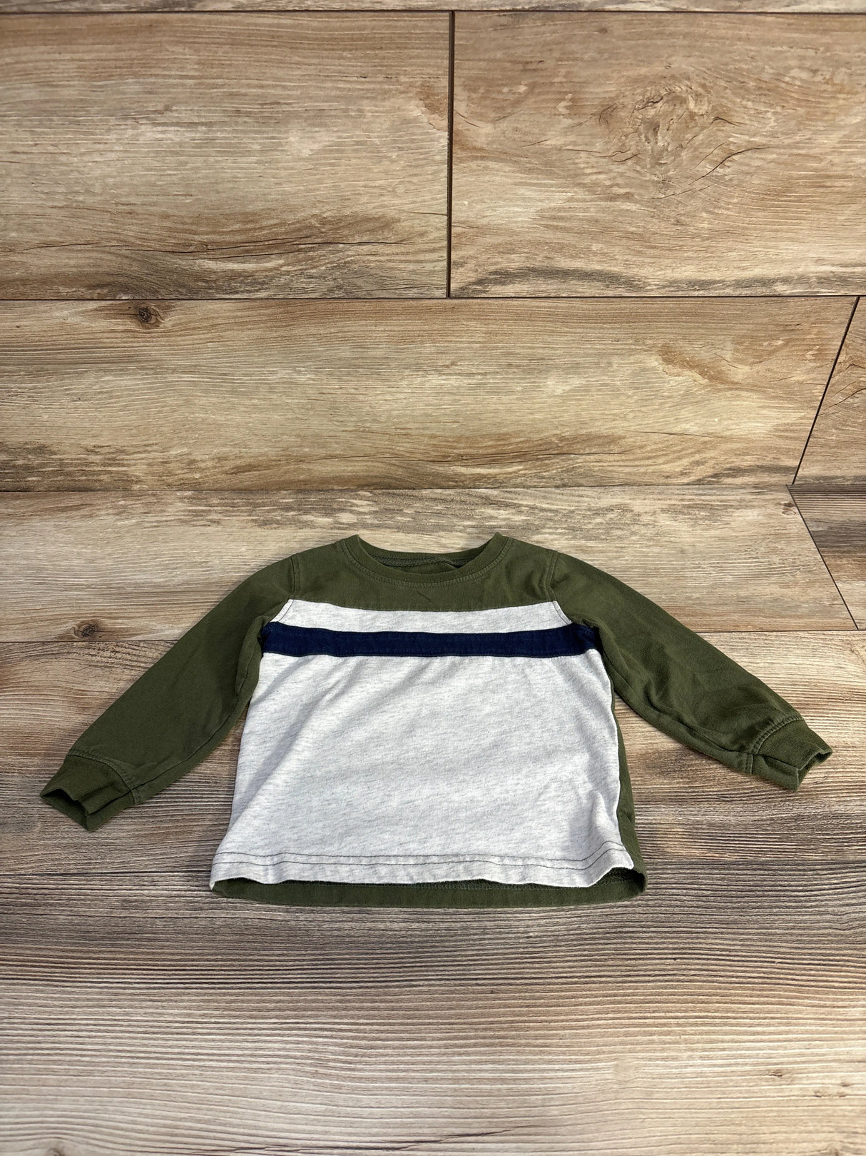 Carter's Long Sleeve Shirt Green sz 18m - Me n Mommy To Be