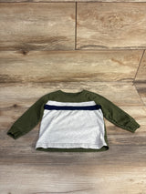 Carter's Long Sleeve Shirt Green sz 18m - Me n Mommy To Be