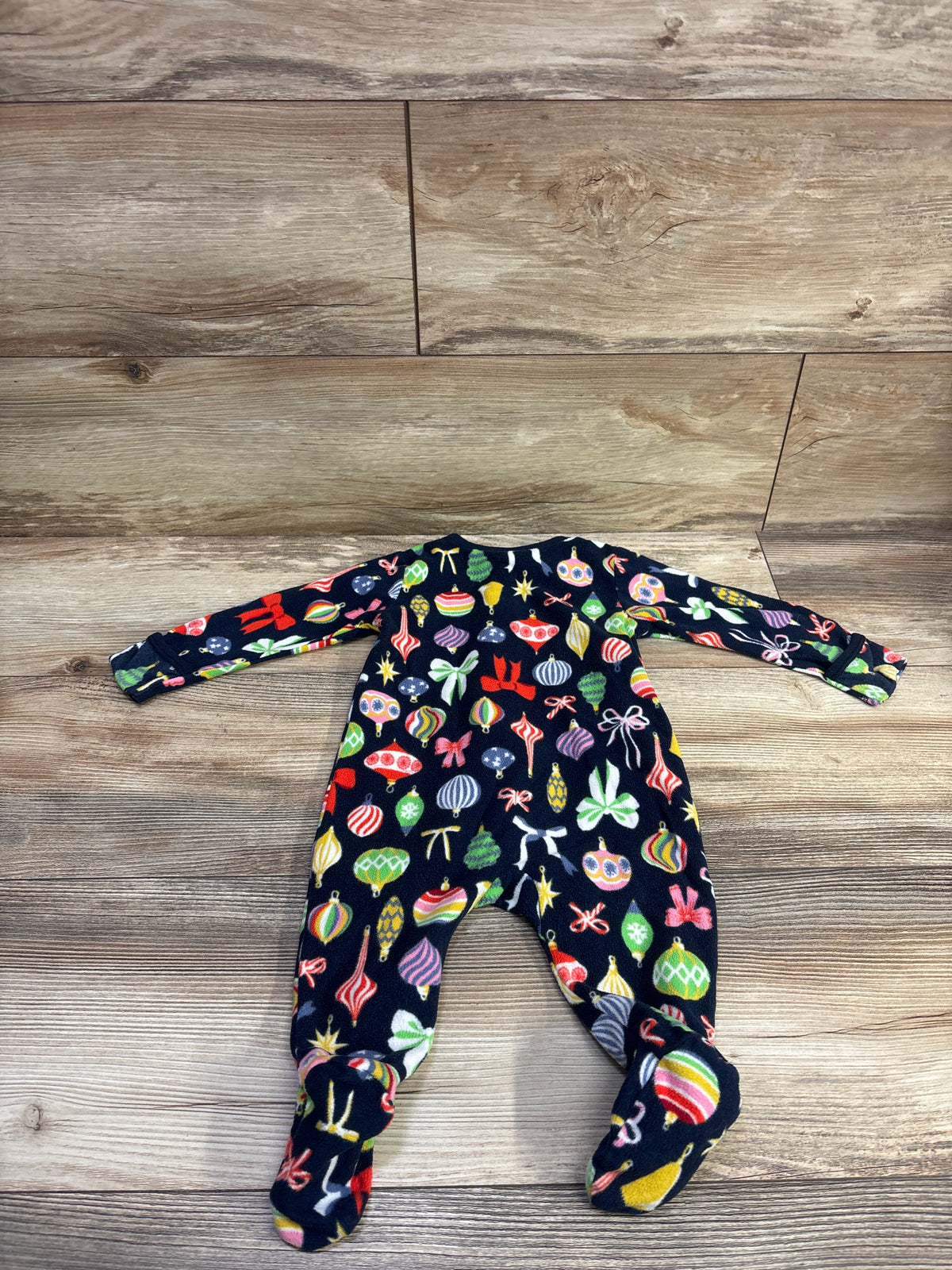 Old Navy Ornament Blanket Sleeper Navy sz 6-9m